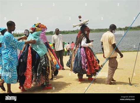 Gelede Masquerades Dancing To The Beat Of The Spirit During The Annual Lagos Black Heritage