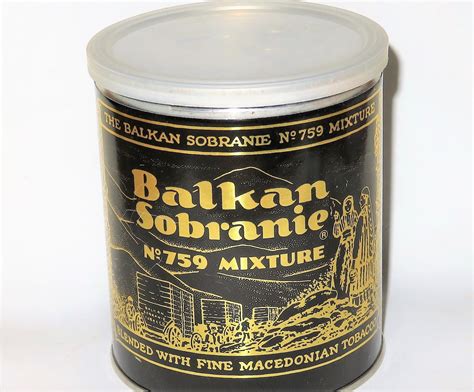 Balkan Sobranie 759 Early 1980's 7 oz tin