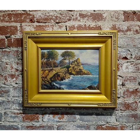 Monterey Coast Line California Oil Painting By Joseph Frey Chairish