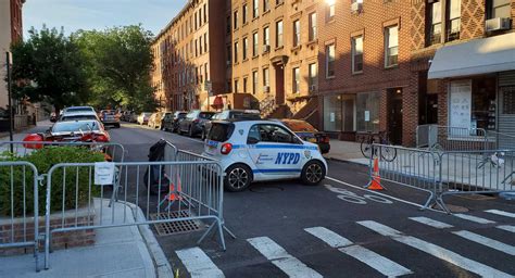 Nypd Continues To Barricade Streets And Sidewalks Near Police Stations