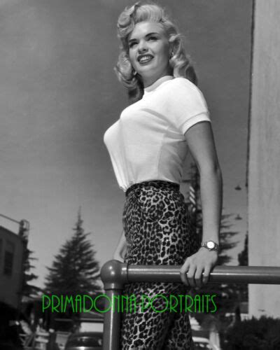 Jayne Mansfield 8x10 Lab Photo 1955 Sexy Leopard Print Pants Busty