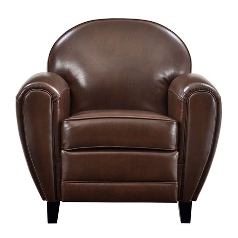 Cotton wood simon fauteuil club simili cuir marron enfant, pu, 50x39x44cm. Fauteuil Club cuir marron : achetez nos fauteuils Club ...