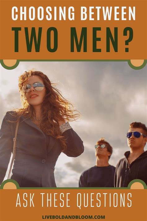 trying to choose between two men ask these 15 questions in 2020 this or that questions