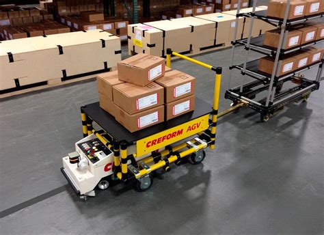 AGV Designed For Tight Turns Narrow Aisle Material Handling The