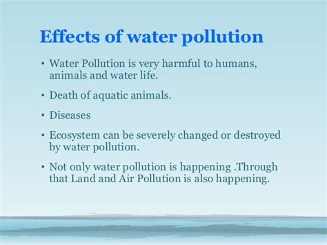 Water Pollution Effects 1 1