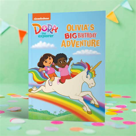 Dora The Explorer Birthday Personalised Book By Penwizard