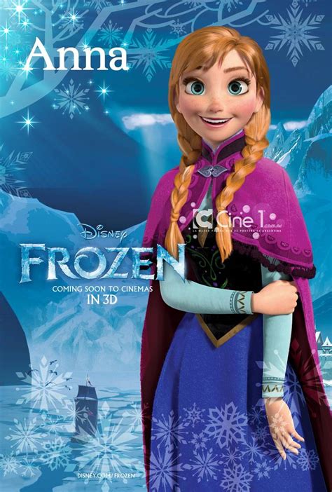 Frozen Character Posters Introduce Elsa And Anna