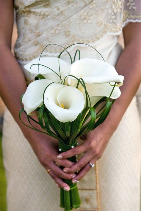 Bruidsboeket White Calla Lily Bouquet Calla Lily Bouquet Wedding