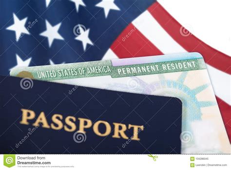 Permanent residents must carry a passport valid for at least three months beyond the date of their visit to canada, from their country of citizenship and a valid u.s permanent resident card. United States Permanent Resident Card Stock Image - Image of document, identification: 104286045