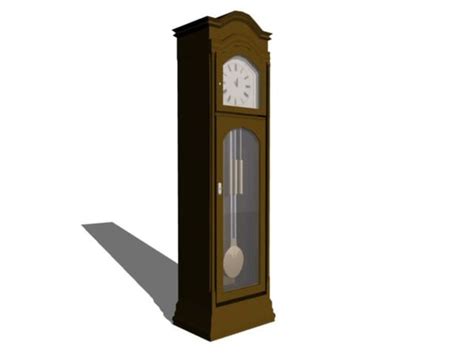 Free Animated 3d Grandfather Clock Models Turbosquid