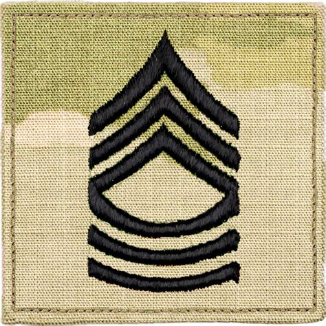 Army Master Sergeant Rank Ocp Patch E8 Msg With Velcro