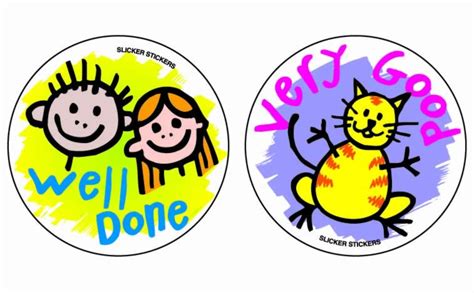Well Done And Very Good Sticker School Merit Stickers