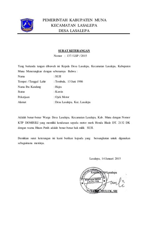 Contoh surat kuasa perwakilan memang kerap kali dibutuhkan saat seorang tidak bisa melakukan secara langsung sebuah pekerjaan namun masih tetap menginginkan pekerjaan/suatu hal itu bisa tetap dapat dilakukan atau terwujud. Contoh Surat Kuasa Pemblokiran Kendaraan - Contoh Surat ...