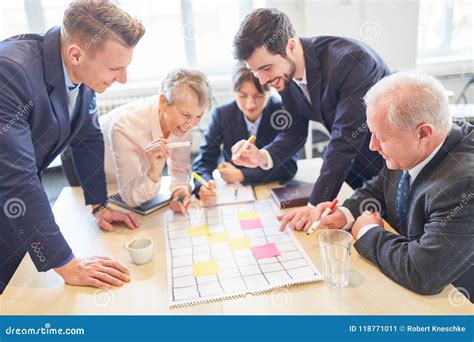 Business People In Creative Brainstorming Workshop Stock Image Image
