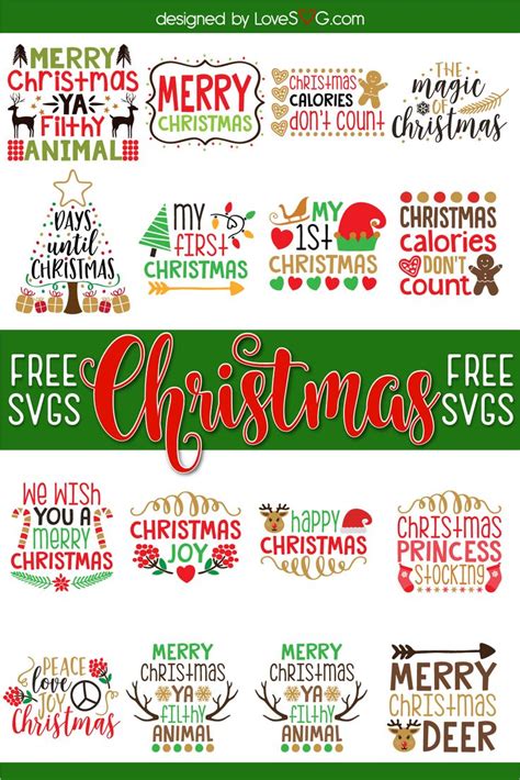 Pin on Free Christmas SVG Cut Files | LoveSVG.com