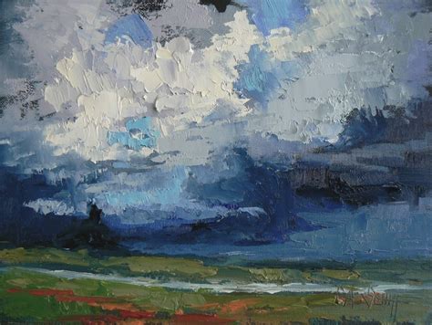 Daily Painters Of Florida Daily Painting Small Oil Painting Storm