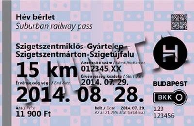Download our application for the easy and fast management of all mol bubi related matters: HÉV bérlet (15 km)