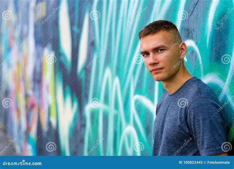 Handsome Young Man Stock Image Image Of Lifestyle Model 100822445