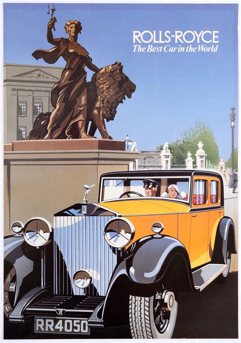 Sold Price Original Vintage Advertising Poster Rolls Royce Phantom