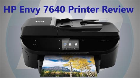 Hp 7640 Printer Review And Setup Youtube