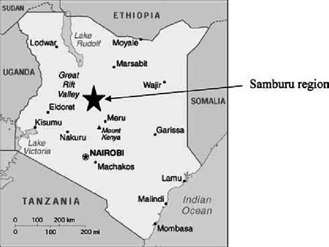 Map Of Samburu Kenya Download Scientific Diagram