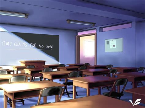 A manga adaptation by yuyu ichino began its serialization in media factory's. Classroom by vantasyartz | Cenário anime, Fundo de ...