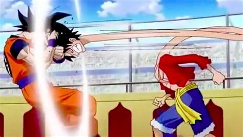 Luffy And Goku Crossover