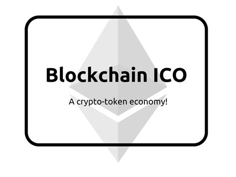 A business model to support new cryptocoin - Blockchain ICO tokenized ...