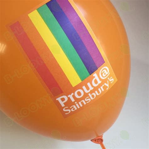 pride custom printed latex balloons