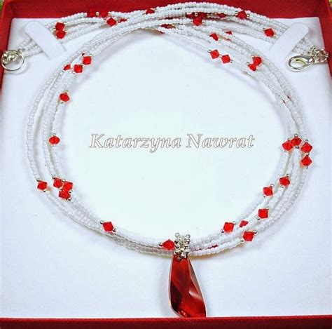 Biało Czerwona Wersja Odette And Odile Jewelry Necklace Fashion