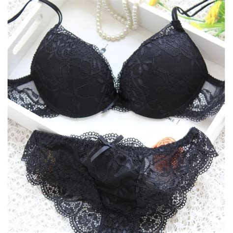 2021 Women Lady Cute Sexy Underwear Satin Lace Embroidery Bra Sets With