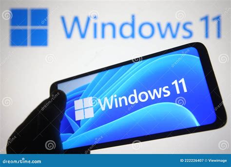 Logo windows 11 photographie éditorial Image du microsoft 222226407