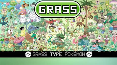 All Grass Type Pokémon Youtube
