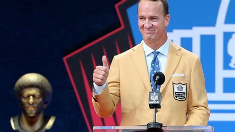 Peyton Manning Takes Place Among Pro Football Hall Of Fame Greats