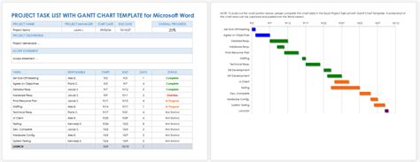 Free Microsoft Word Task List Templates Planners And Checklists Smartsheet