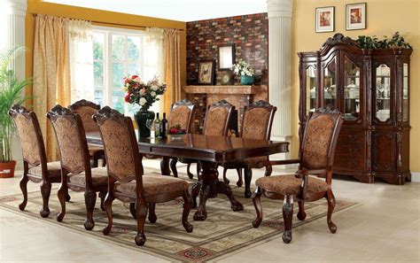Welcome to our dining sets category! Cromwell Antique Cherry Formal Dining Room Set from ...