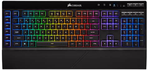 Keyboard dengan pencahayaan CAPELLIX RGB dan teknologi nirkabel SLIPSTREAM