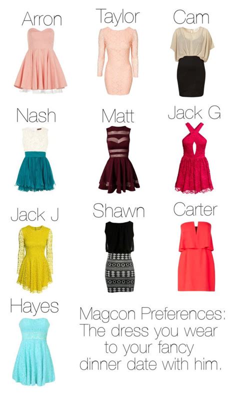 magcon preferences the dress you wear to your fancy dinner date with him by macbarbie152