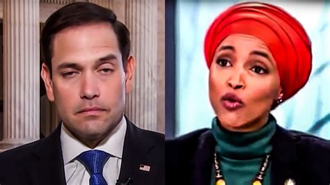 Marco Rubio Caught Sharing Edited Ilhan Omar Smear Video Youtube