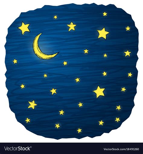 Stars In The Night Sky Clipart