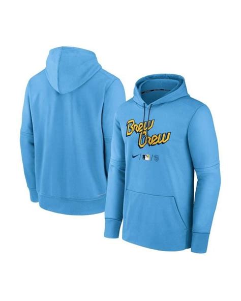 Nike Fleece Powder Blue Milwaukee Brewers 2022 City Connect Authentic