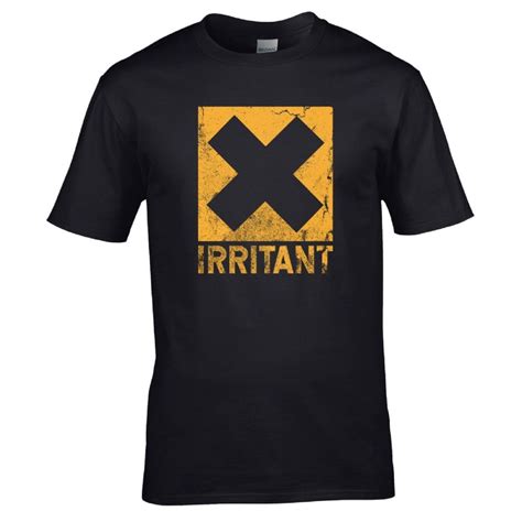 They are hazard symbols given to chemicals and substances that are hazardous to health. Irritant T-Shirt - Hazard Dangerous Symbol Funny Joke ...
