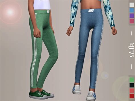 S4 Sport Leggings By Margeh 75 At Tsr Sims 4 Updates