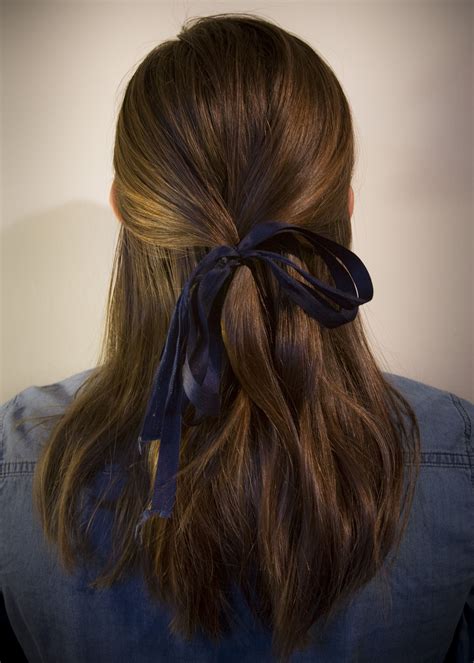 Most Likely My Hair Style For Old Fashion Day Hair Ribbon Blue Ribbon Hair Projects Work