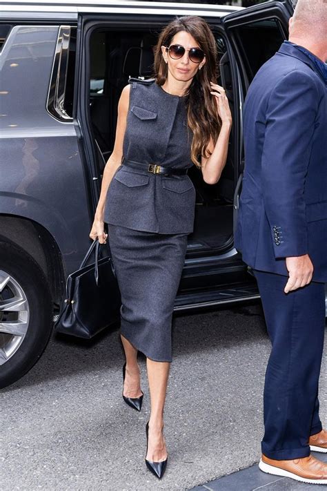 Amal Clooney Wore The Outfit Trend The Fashion Crowd Loves Who What Wear