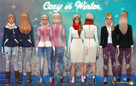 My Sims 4 Blog: Winter Clothing for Females by Inabadromance