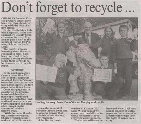 Newspaper articles refer to toa journalistic style. Papier Mache - Articles - Recycling with Papier Mache ...
