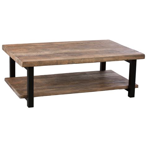 Acme gordias bent glass coffee table in. Loon Peak Somers 48"W Reclaimed Wood/Metal Coffee Table ...