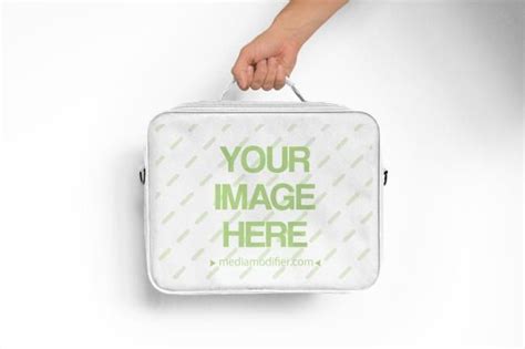 Customizable Laptop Bag Mockup With Realistic Design