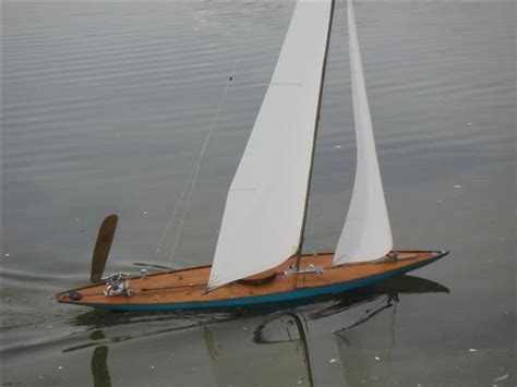 Latica 10 Rater Model Pond Yacht Built 1950 In Bedford Weight